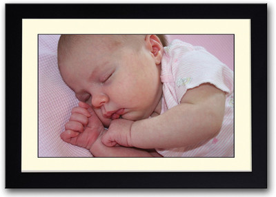 

Cute Baby Sleeping Face Fine Art Print(14 inch X 20 inch, Framed)
