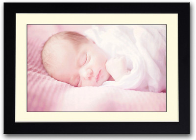 Cute Pink Baby Fine Art Print(14 inch X 20 inch, Framed)