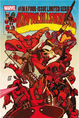 

Deadpool limited series (Officially Licensed) poster Paper Print(36 inch X 24 inch, Rolled)