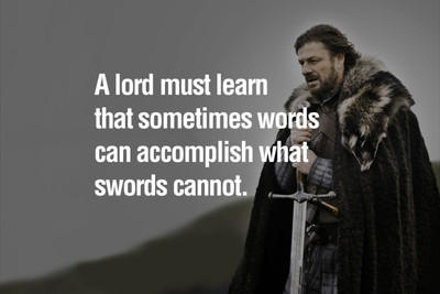 

Game of Thrones Quotes Poster Paper Print(12 inch X 18 inch, Rolled)