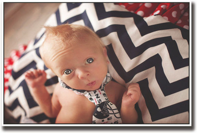 Baby with tie looking Fine Art Print(12 inch X 18 inch, Rolled)