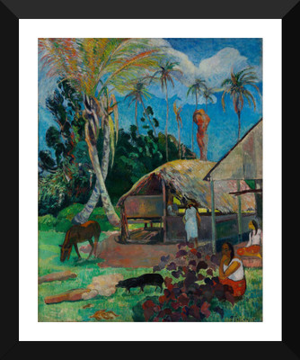 

Tallenge Modern Masters Collection - The Black Pigs by Paul Gauguin - Premium Quality A3 Size Framed Poster Paper Print(17 inch X 12 inch, Framed)