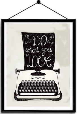

Motivational quote framed posters Paper Print(16.5 inch X 13.7 inch, Framed)