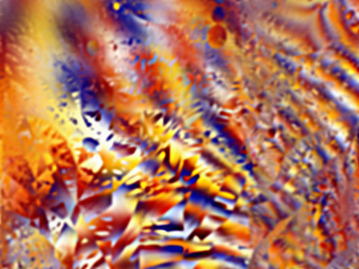 50% OFF on Fractal fusion Paper Print(27 inch X 36 inch)