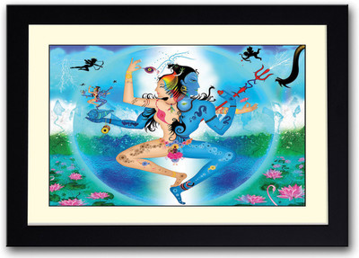 

Lord Shiva marvelous Fine Art Print(14 inch X 20 inch, Framed)