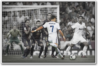 

Ronaldo Kick fabulous Paper Print(12 inch X 18 inch)