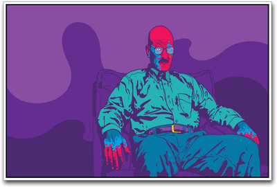

Walter White Breaking Bad artistic Paper Print(12 inch X 18 inch)