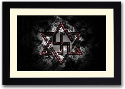 

Red Swastika Symbol Fine Art Print(14 inch X 20 inch, Framed)