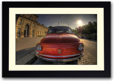 

Red Fiat Fine Art Print(14 inch X 20 inch, Framed)