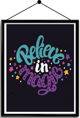 

Motivational quote framed posters Paper Print(23.5 inch X 20.7 inch, Framed)