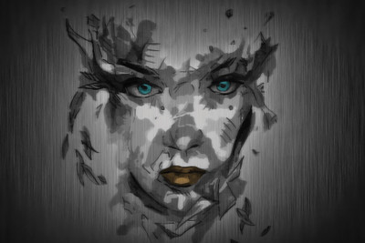 

Face Paint Art Paper Print(12 inch X 18 inch, Rolled)