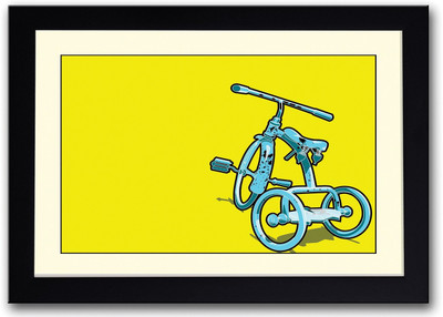 

Artistic Tri Cycle Fine Art Print(14 inch X 20 inch, Framed)