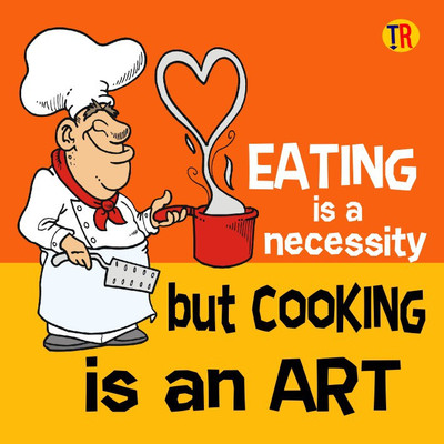 

Cooking Is An Art Paper Print(12 inch X 12 inch, Rolled)