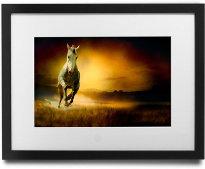 

Shaildha's Water Colour Painting Print of Exploring Green Fields Fine Art Print(9 inch X 11 inch)