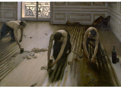 

Old Masters Collection - The Floor Planers by Gustave Caillebotte - Medium Size Ready To Frame Rolled Digital Art Print On Photographic Paper(27 inch X 18 inch, Rolled)