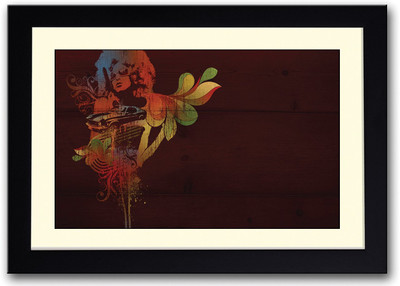 

Retro Face & Car Fine Art Print(14 inch X 20 inch, Framed)