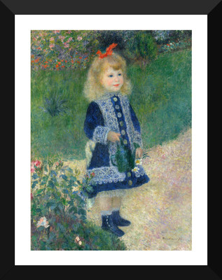 

Tallenge Old Masters Collection - A Girl with a Watering Can By Pierre-Auguste Renoir - Premium Quality A3 Size Framed Poster Paper Print(17 inch X 12 inch, Framed)