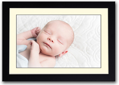 

Cute Little Sleeping Baby Fine Art Print(14 inch X 20 inch, Framed)
