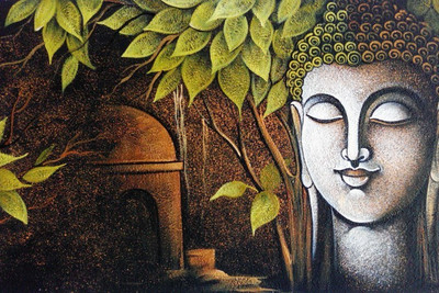 

Posterhouzz Buddha Poster Fine Art Print(12 inch X 18 inch, Rolled)
