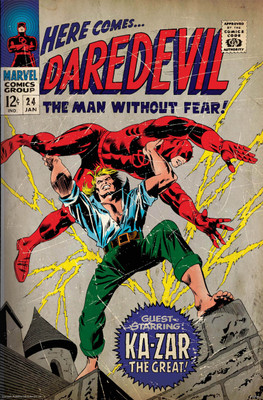 

Daredevil-the great poster (Officially Licensed) Paper Print(36 inch X 24 inch, Rolled)