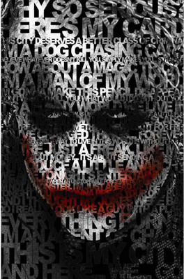 

DARK KNIGHT JOCKER WALL POSTER HD Fine Art Print(12 inch X 18 inch, ROLLED)