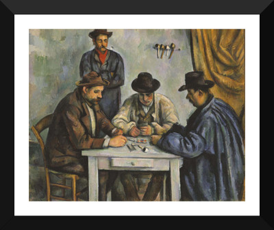 

Tallenge Modern Masters Collection - The Card Players by Paul Cézanne - Premium Quality A3 Size Framed Poster Paper Print(17 inch X 12 inch, Framed)