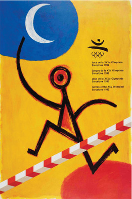 

Designer Series Poster For Barcelona Olympic Games 1992 T Photographic Paper(18 inch X 12 inch, Rolled)