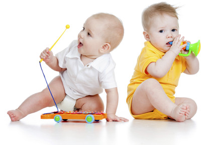 

Child's Love - Musical Babies Paper Print(12 inch X 18 inch, Streched)