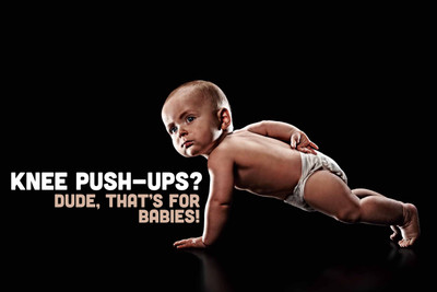 

Oshi - Push-ups for Babies Paper Print(12 inch X 18 inch, Streched)