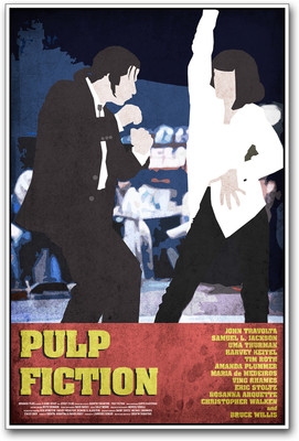 Pulp Fiction Photographic Paper(18 inch X 12 inch)