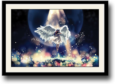 

Angel playing Violin Fine Art Print(10 inch X 14 inch, Framed)