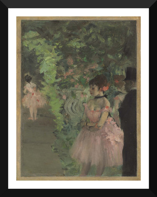 

Tallenge - Dancers Backstage by Edgar Degas - Framed A3 Size Poster Paper Print(17 inch X 12 inch)