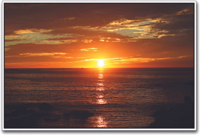 Miami Beach Sunrise Paper Print(12 inch X 18 inch)