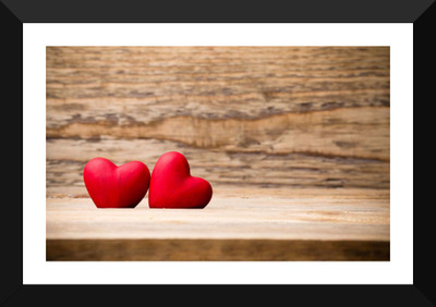 

Tallenge - Valentine’s Day Gift - Soul Mates - Premium Quality A3 Size Framed Poster Paper Print(17 inch X 12 inch, Framed)