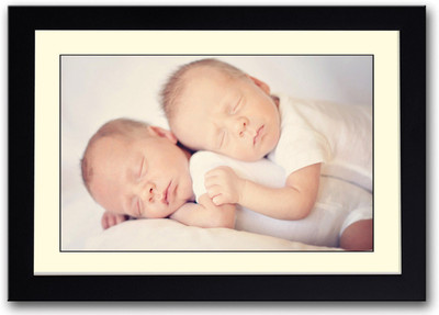 

Two Babies sleeping Fine Art Print(14 inch X 20 inch, Framed)
