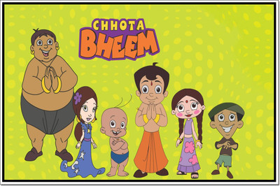 

Posterhouzz Chota Bheem Poster Fine Art Print(12 inch X 18 inch, Rolled)