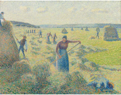 

Modern Masters Collection - La Récolte des Foins, Éragny by Camille Pissarro - Medium Size Ready To Frame Rolled Digital Art Print On Photographic Paper(24 inch X 18 inch, Rolled)