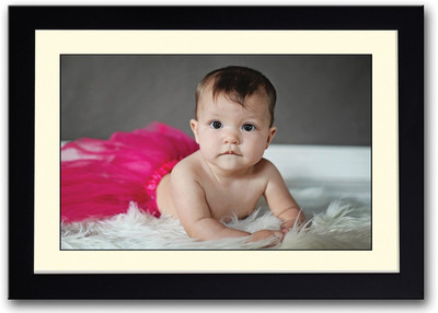 

Baby With Pink Fine Art Print(14 inch X 20 inch, Framed)