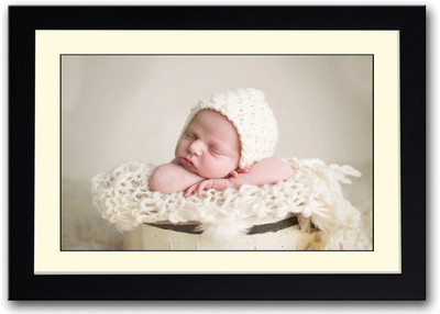 

Baby Sleeping In Yellow Bucket Fine Art Print(14 inch X 20 inch, Framed)