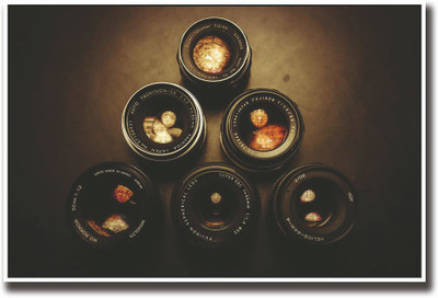 

Camera Lenses Fine Art Print(12 inch X 18 inch, Rolled)