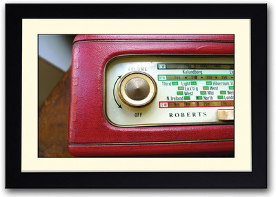 

Vintage Red Radio Fine Art Print(14 inch X 20 inch, Framed)