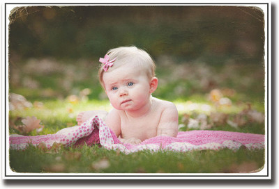 

Baby with pink bow Fine Art Print(12 inch X 18 inch, Rolled)