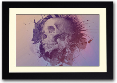 

Face Skull Artistic Fine Art Print(14 inch X 20 inch, Framed)