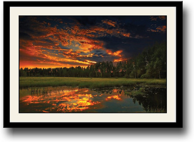 

Reflection of Sky Fine Art Print(10 inch X 14 inch, Framed)