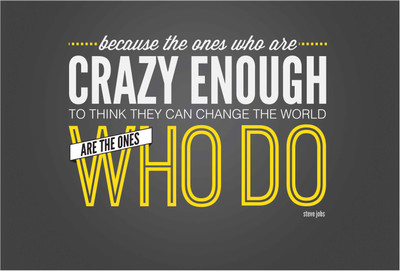 

Steve Jobs Quote Paper Print(13 inch X 19 inch, Rolled)