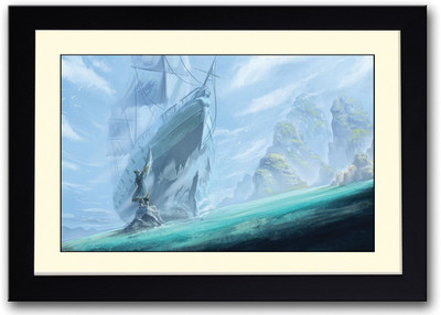 

Pirate Ship Afp0974 Fine Art Print(14 inch X 20 inch, Framed)