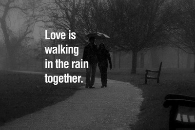 

TMS LOVE IS WALKING Paper Print(12 inch X 18 inch, Rolled)