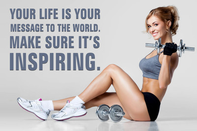 

Gym Inspirational Quote Poster Paper Print(12 inch X 18 inch, Rolled)