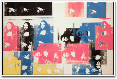 

Leonardo da vinci pop art Paper Print(12 inch X 18 inch)