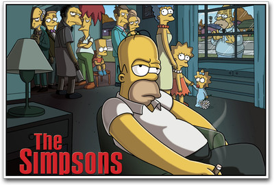 

The Simpsons Godfather Paper Print(12 inch X 18 inch)